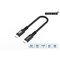 Microconnect USB4CC015-240W USB cable USB4 Gen 3x2 0.15 m USB C Black – kuva 1
