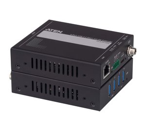 ATEN UCE33100 network extender Network transmitter & receiver Black