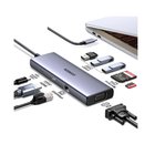 Ugreen Revodok USB-C 6-IN-1 Hub met 4K HDMI USB Type-C 10000 Mbit/s