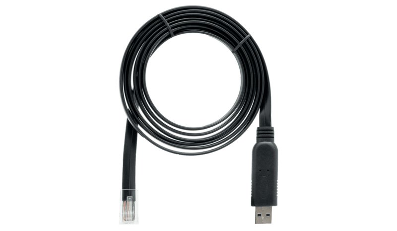 QNAP CAB-CONSOLE-URJ45-1M8 USB cable 1.8 m RJ-45 USB A Black