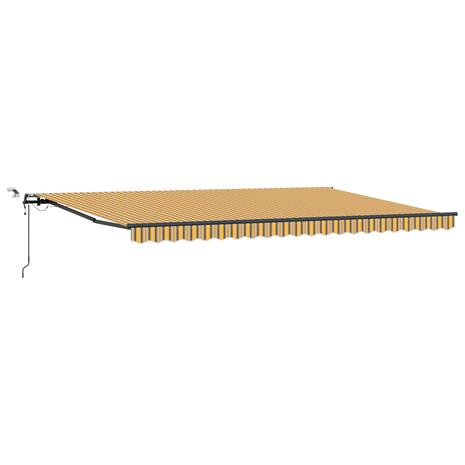 vidaXL Aurinkovarjon kangas Monivärinen 500 × 350 cm Polyesteri