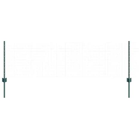 vidaXL Aitalatu 22 pcs Vihreä 100 cm Teräs