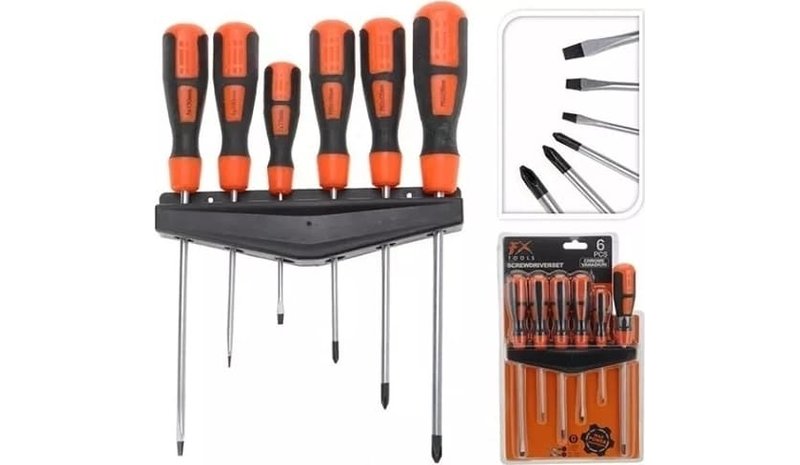 FX Tools ruuvimeisselisarja, 6 kpl