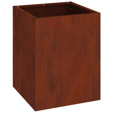 vidaXL Puutarha ruukku Ruosteinen 50 x 32 x 40 cm Corten-teräs
