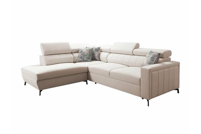 Galbally 3-sits Hörnbäddsoffa Beige/Light beige -