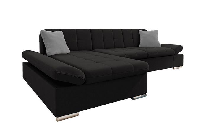 Kintore 3-sits Hörnsoffa Black -