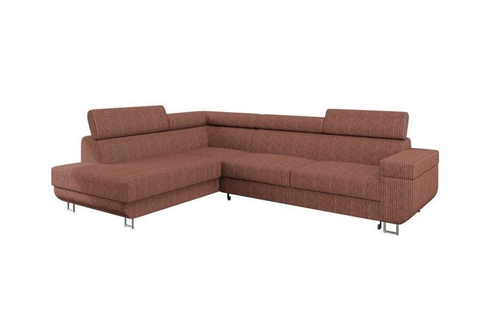 Kintore 3-sits Hörnbäddsoffa Light brown -