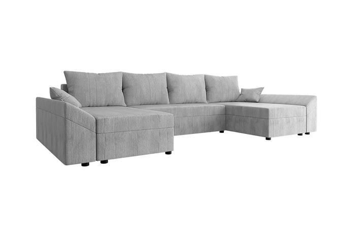 Midfeld 4-sits Hörnbäddsoffa Light grey -