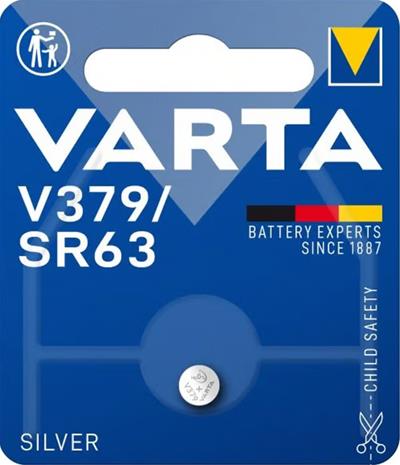 Varta â€“ V379/SR63 Silver Coin 1 Pack (379101401)