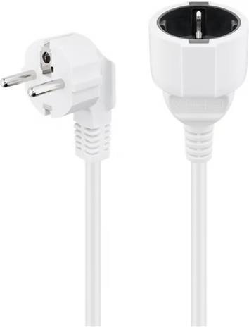 Pro Power cable C13 Ext. - Valkoinen - 2m