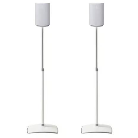 Sanus WSSE1A2 stand - for speakers - height-adjustable - white – kuva 7/8