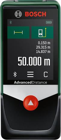 Bosch AdvancedDistance 50C (06036722Z0) 3xAAA, laseretäisyysmittalaite
