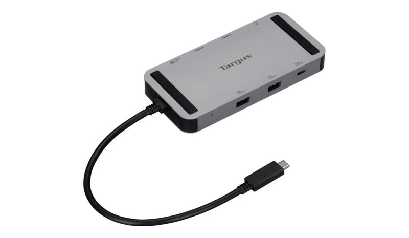 Targus DOCK429GL laptop dock/port replicator Wired USB4 Silver