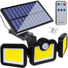 LED-ulkovalo liiketunnistimella, aurinkopaneeli, kaukosäädin, Izoxis