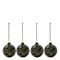 House Doctor - Mente Joulupallo 8 cm 4 kpl Musta – kuva 4