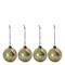 House Doctor - Chosen Joulupallo 8 cm 4 kpl Kulta – kuva 7