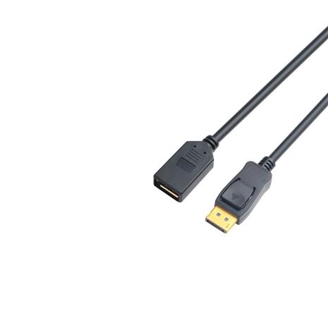 MicroConnect DisplayPort -jatkokaapeli, 3 m, Musta