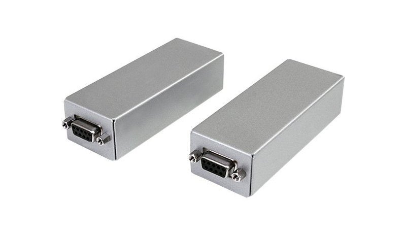 StarTech.com RS232 Serial over Cat5 Extender, 1km (3300ft) Range, Plug & Play, No Software, DB9 Serial Extension - TAA