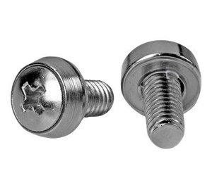 StarTech.com 50 Pkg M6 Mounting Screws for Server Rack Cabinet
