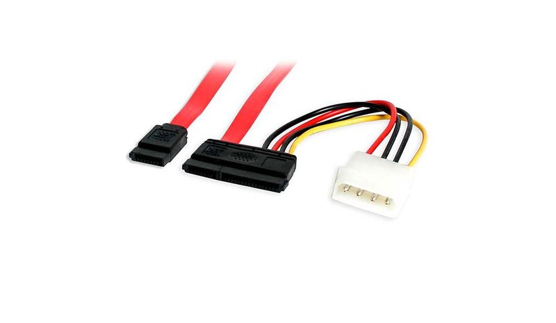 StarTech.com 18in SATA Serial ATA Data and Power Combo Cable