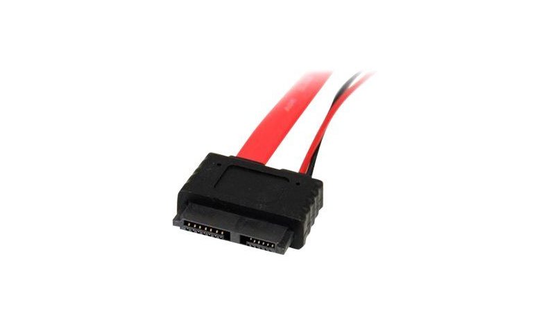 StarTech.com 12in Slimline SATA to SATA with LP4 Power Cable Adapter – kuva 1/4