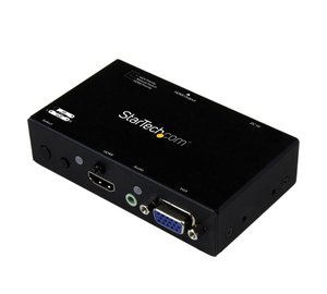 StarTech.com 2x1 HDMI + VGA to HDMI Converter Switch w/ Automatic and Priority Switching – 1080p