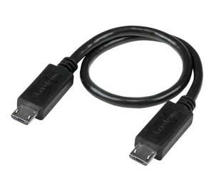 StarTech.com USB OTG Cable - Micro USB to Micro USB - M/M - 8 in.