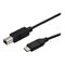 StarTech.com USB-C to USB-B Printer Cable - M/M - 0.5 m - USB 2.0 – kuva 1