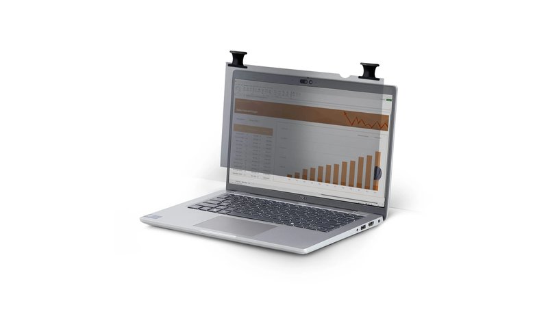 StarTech.com 13.3-inch 16:9 Bright Privacy Screen Filter with Touch, Flip-Over, 75% Light Transmittance, Anti-Glare Privacy Filter, +/- 30 Deg. View Angle