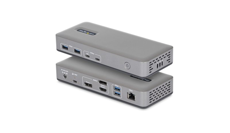 StarTech.com 199UE-USBC-DOCK laptop dock/port replicator Wired USB 3.2 Gen 2 (3.1 Gen 2) Type-C Grey
