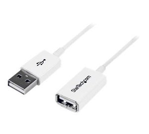 StarTech.com 3m White USB 2.0 Extension Cable A to A - M/F