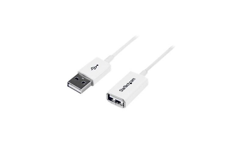 StarTech.com 3m White USB 2.0 Extension Cable A to A - M/F