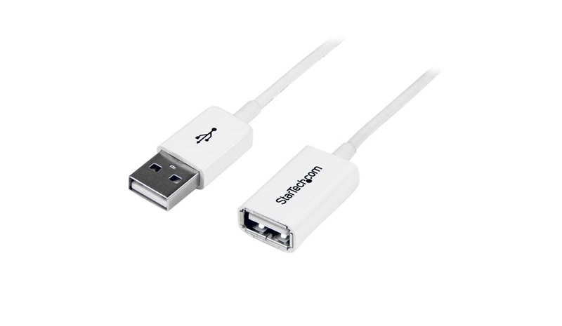StarTech.com 3m White USB 2.0 Extension Cable A to A - M/F