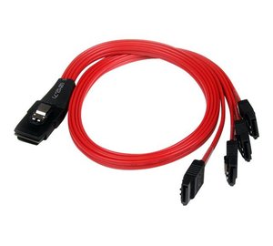 StarTech.com 50cm SFF-8087 to 4x SATA - Internal Mini SAS to SATA Reverse Cable