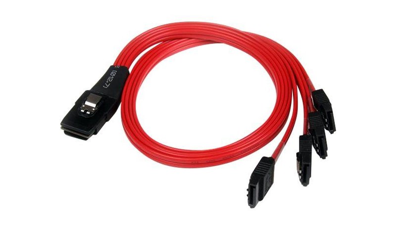 StarTech.com 50cm SFF-8087 to 4x SATA - Internal Mini SAS to SATA Reverse Cable