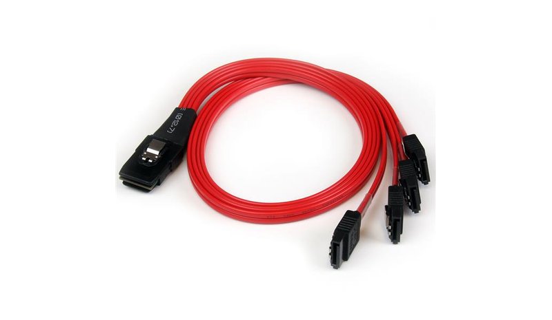 StarTech.com 50cm SFF-8087 to 4x SATA - Internal Mini SAS to SATA Reverse Cable