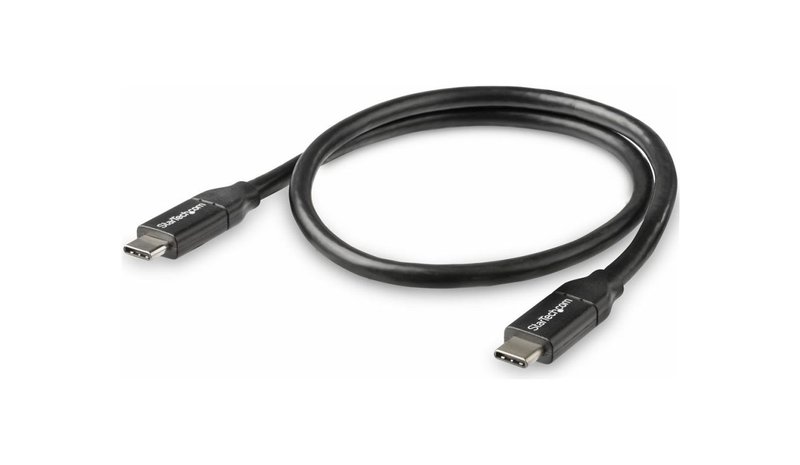 StarTech.com USB-C to USB-C Cable w/ 5A PD - M/M - 0.5 m - USB 2.0 - USB-IF Certified