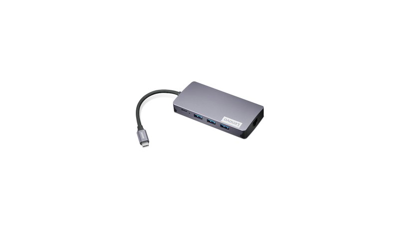 Lenovo GX91M73946 laptop dock/port replicator Wired USB 3.2 Gen 1 (3.1 Gen 1) Type-C Grey