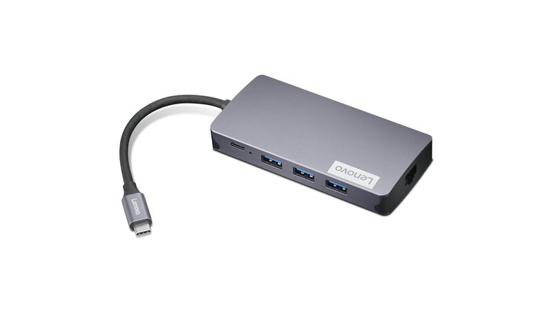 Lenovo GX91M73946 laptop dock/port replicator Wired USB 3.2 Gen 1 (3.1 Gen 1) Type-C Grey