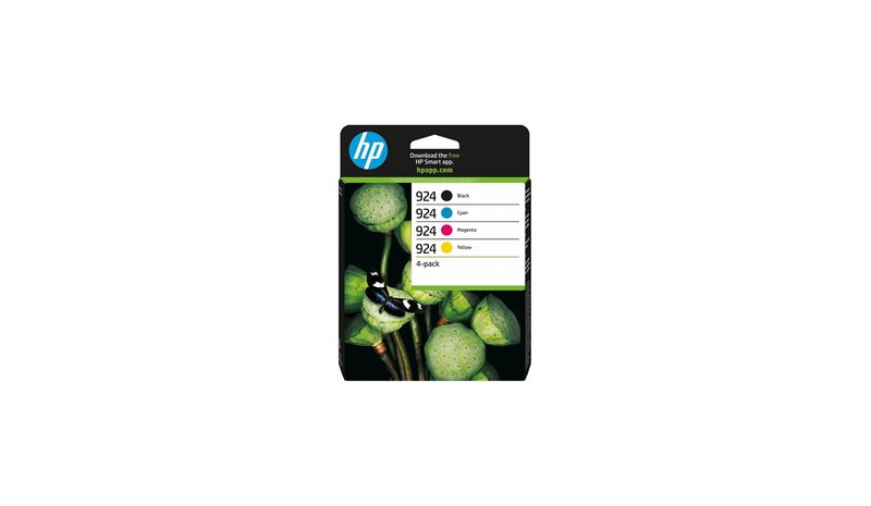 HP 924 CMYK Original Ink Cartridge 4-Pack