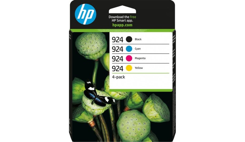 HP 924 CMYK Original Ink Cartridge 4-Pack