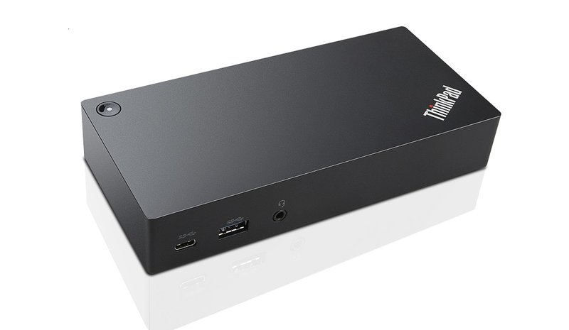 Lenovo 40A90090EU laptop dock/port replicator Wired USB 3.2 Gen 1 (3.1 Gen 1) Type-C Black