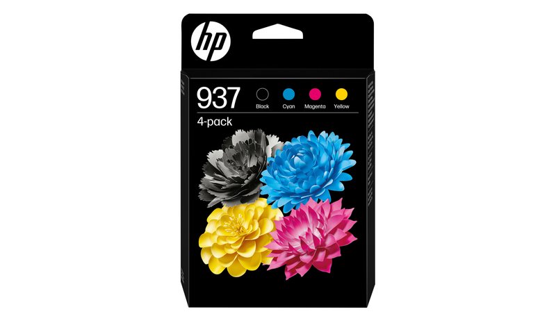 HP 937 CMYK Original Ink Cartridge 4-Pack