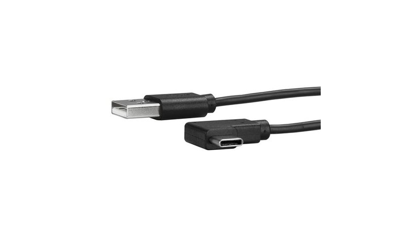 StarTech.com USB-A to USB-C Cable - Right-Angle - M/M - 1 m (3 ft.) - USB 2.0