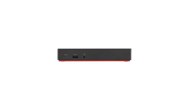 Lenovo 40AS0090EU laptop dock/port replicator Wired USB 3.2 Gen 1 (3.1 Gen 1) Type-C Black