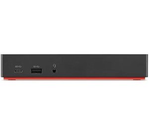Lenovo 40AS0090EU laptop dock/port replicator Wired USB 3.2 Gen 1 (3.1 Gen 1) Type-C Black