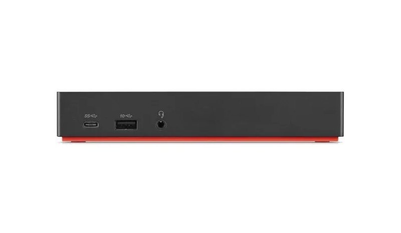 Lenovo 40AS0090EU laptop dock/port replicator Wired USB 3.2 Gen 1 (3.1 Gen 1) Type-C Black