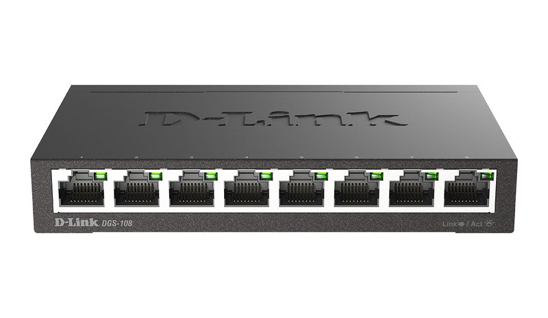 D-Link DGS-108, kytkin