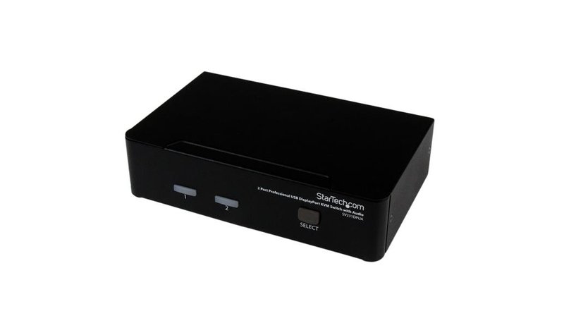 StarTech.com 2 Port Professional USB DisplayPort KVM Switch with Audio