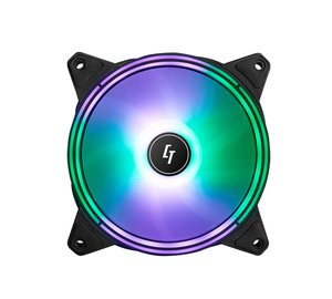 Chieftec NF-1225RGB computer cooling system Computer case Fan 12 cm Black 1 pc(s)